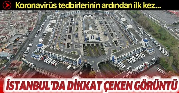 Koronavirüs sessizliği havadan görüntülendi