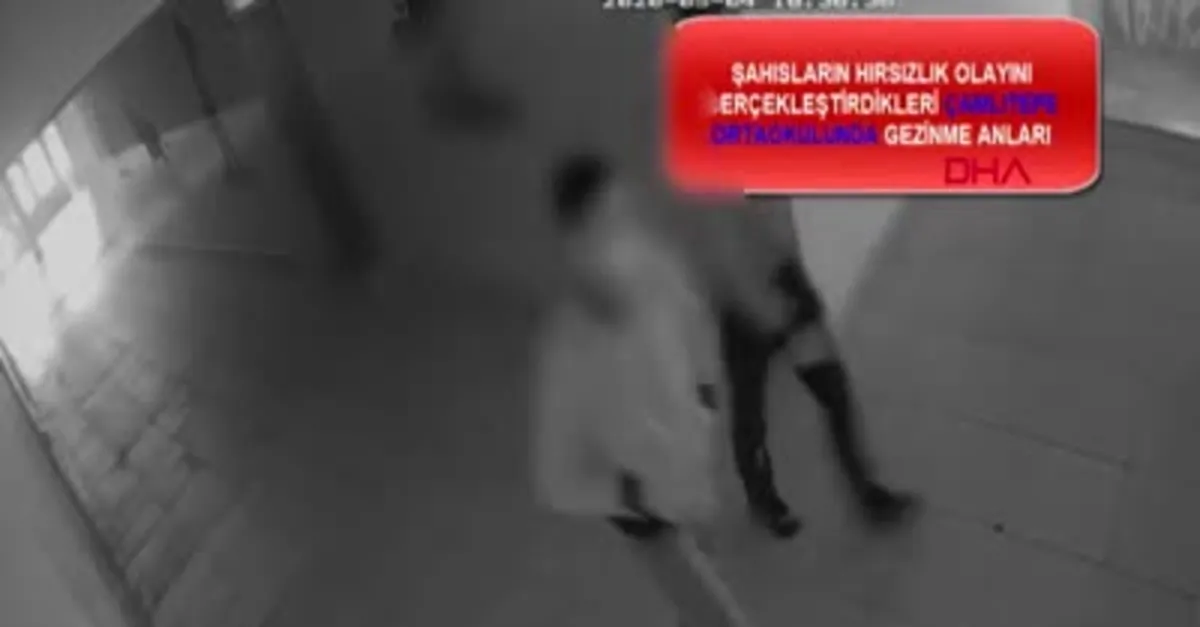Gaziantep'te hırsızlar 2 okulu böyle soydu