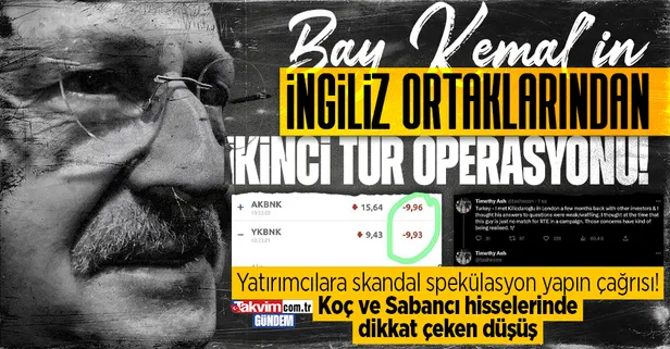 İngilizlerden ikinci tur operasyonu! Timothy Ash'ten Kılıçdaroğlu'nun kazanması için Londralı yatırımcılara 'borsada spekülasyon yapın' çağrısı