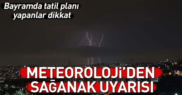 Meteoroloji'den son dakika hava durumu uyarısı!