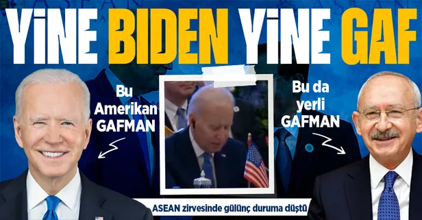 ABD Başkanı Joe Biden yeni bir gafa imza attı! ASEAN zirvesinde yaptığı konuşmada ev sahibi ülke Kamboçya ile Kolombiya'yı karıştırdı