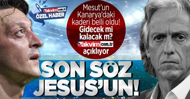 Mesut Özil’in Fenerbahçe’deki kaderi belli oldu! Karar Jorge Jesus’un