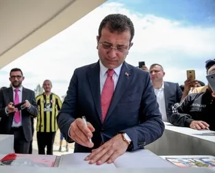 YSKnın İstanbul kararı sonrası mazbatası alınan İmamoğlu, şeref defterine İBB Başkanı diye imza attı