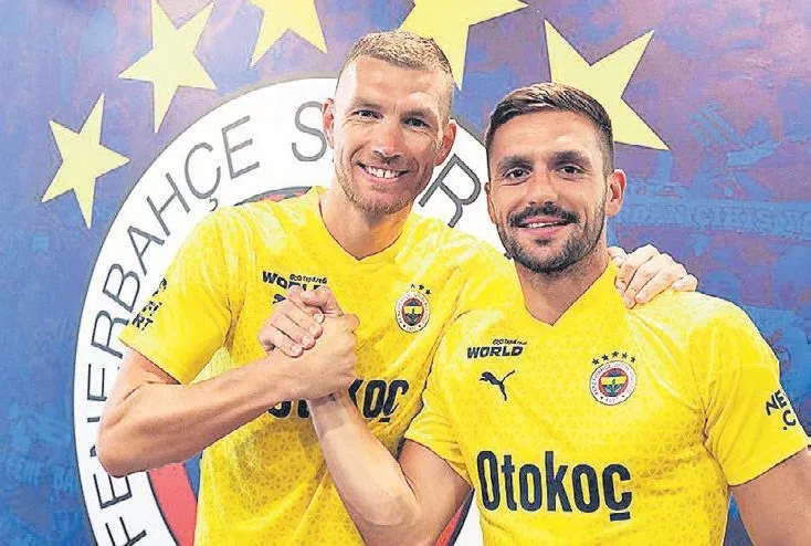 Tadic ve Dzeko: Kriz yok