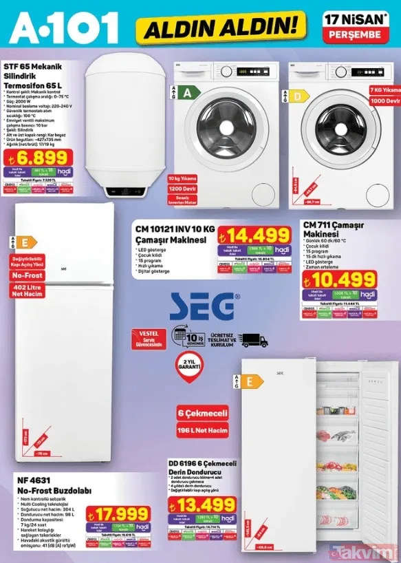 Şarjlı kahve & baharat öğütücü geliyor: A101 Market 17 Nisan aktüel kataloğu! - 16