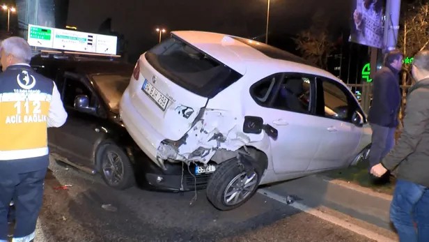 Araçlar üst üste çıktı! Alkollü sürücü gözaltında-2