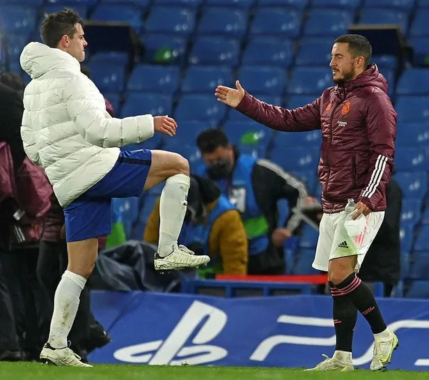 Devler Ligi yarı final maçında Chelsea kazandı Hazard'a tepki yağdı: Real Madrid taraftarına bir hakaret-5