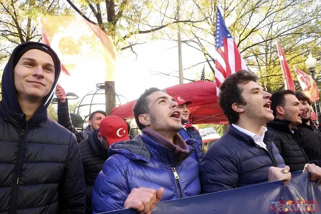 Başkan Erdoğan'a Washington'da coşkulu karşılama