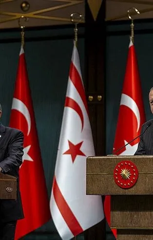 Kuzey Kıbrıs Türk Cumhuriyeti'nde halk heyecanla Başkan Recep Tayyip Erdoğan'ı bekliyor