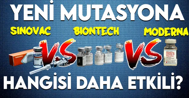 Koronavirüs mutasyonuna hangi aşı daha etkili? Pfizer/Biontech mi Sinovac mı Moderna mı?
