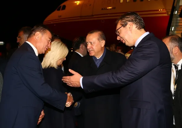 Cumhurbaşkanı Erdoğan Sırbistan'da-2