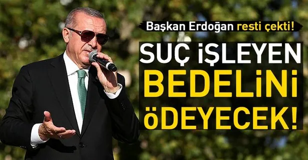 Başkan Erdoğan'dan ABD'ye bir rest daha