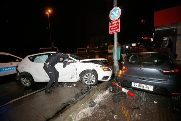 Beşiktaş'ta feci kaza! Ortalık savaş alanına döndü-8