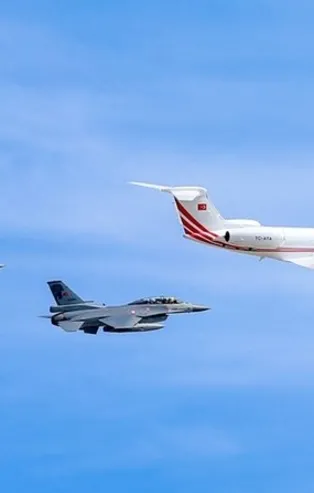 Başkan Erdoğan Teknofest'e böyle geldi