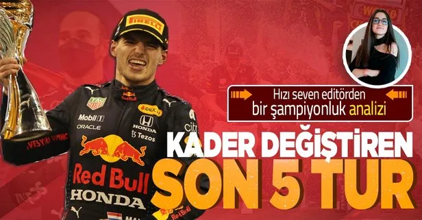Şampiyon Max Verstappen, Lewis Hamilton’ı yıkan son tur