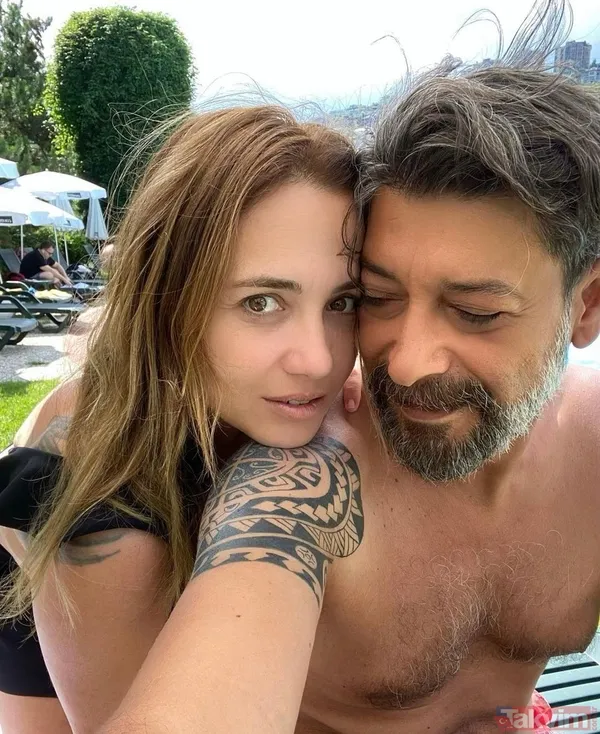 Ebru Şallı ve eşi Uğur Akkuş teknede aşka geldi birbirlerine öpücükler kondurdular! Tatil bahane romantizm şahane - 43