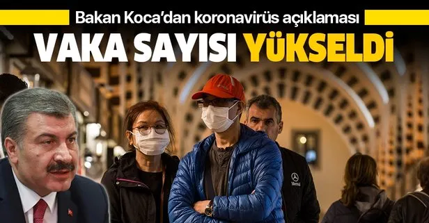 Son dakika: Bakan Koca Türkiye’deki yeni koronavirüs vakalarını açıkladı