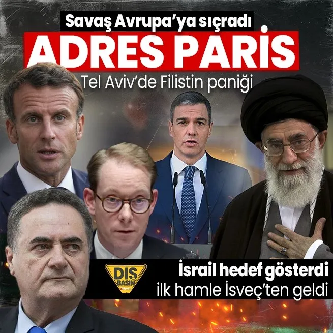 Tel Aviv-Tahran krizi Avrupa’ya sıçradı! Israel Katz ‘İran Fransa’da saldırı planlıyor’ dedi: İlk hamle İsveç’ten geldi