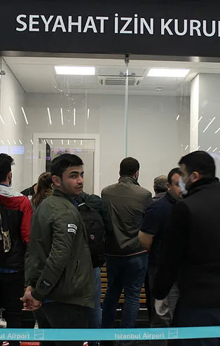 Seyahat İzin Belgesi uygulaması resmen başladı! İstanbul Havalimanı'nda sıraya girdiler