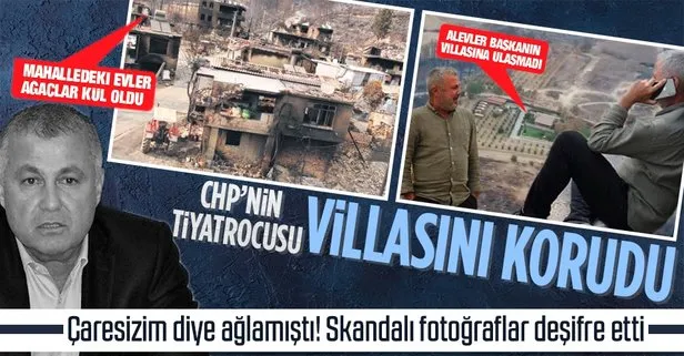Komşu evler yanarken CHP’li Sözen villasını korudu!