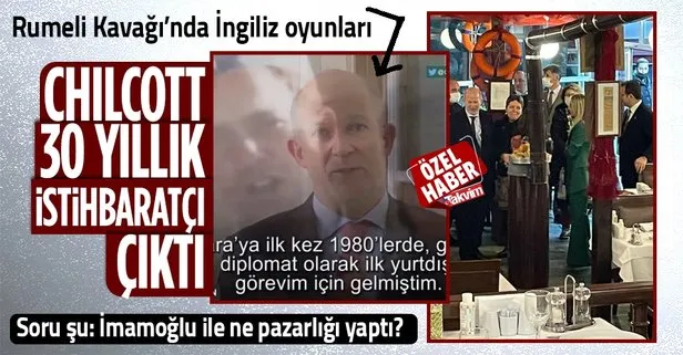 Ekrem İmamoğlu’nun balıkçıda buluştuğu İngiliz büyükelçi Dominick Chilcott ile ilgili çarpıcı gerçek! Türkiye’de istihbaratçı olarak çalışmış