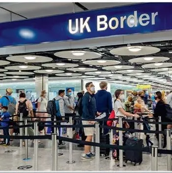 Pasaport yerine göz