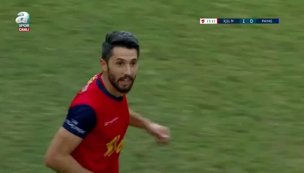 İçel İdman Yurdu Aslan Gök'ün Golüyle 1-0 öne geçti | Ziraat Türkiye Kupası