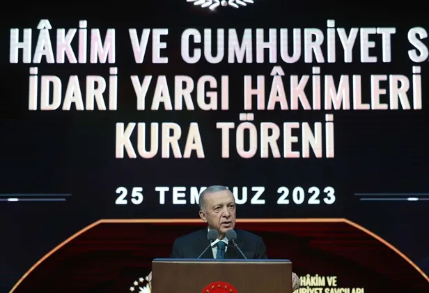 Son dakika: Hakim ve Savcılar kura töreni! Başkan Recep Tayyip Erdoğan'dan hukukçulara uyarı: Su uyur FETÖ uyumaz-3