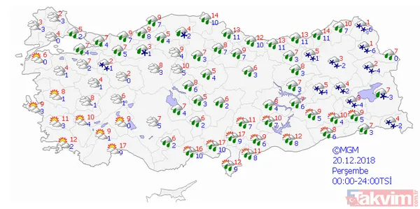 Meteoroloji'den İstanbul'a son dakika uyarısı! İstanbul'da bugün hava nasıl olacak? 19 Aralık 2018 hava durumu - 15