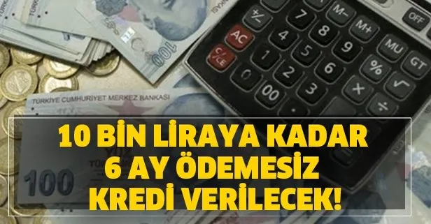 Ziraat Bankası, Vakıfbank ve Halkbank yeni bireysel kredi başvuru tarihi! 10 bin liraya kadar, 6 ayı ödemesiz!