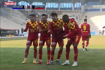 Göztepe Victor Hugo'nun golüyle öne geçti!