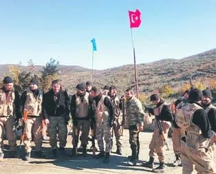 Keles’te Türk bayrağı