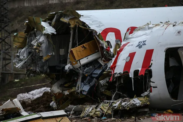 Sabiha Gökçen'deki uçak kazasından dehşet veren kareler - 11