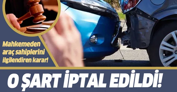 Mahkemeden araç sahiplerini ilgilendiren karar! Kaza yapan araçlarda artık trafik sigortası...