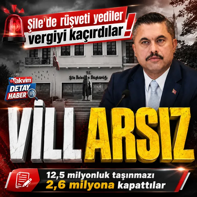 Şile Belediyesindeki ihale vurgununda 12,5 milyonluk rüşvet villası: 2,6 milyon gösterip vergi kaçırdılar!