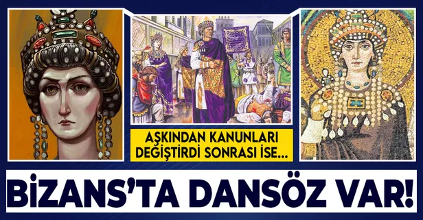 Bizans'ta bir dansöz! Kanun değiştirildi imparatoriçe oldu | Tarihe yön veren kadınlar