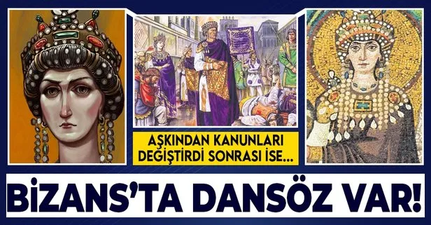 Bizans’ta bir dansöz! Kanun değiştirildi imparatoriçe oldu | Tarihe yön veren kadınlar
