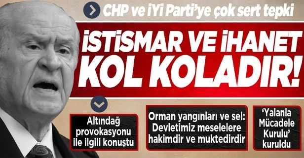 MHP Genel Başkanı Devlet Bahçeli’den önemli açıklamalar: Afetler, Altındağ provokasyonu, CHP ve İYİ Parti...