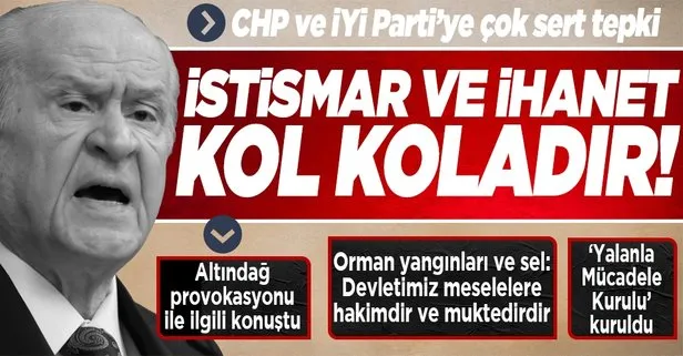 Bahçeli’den önemli açıklamalar
