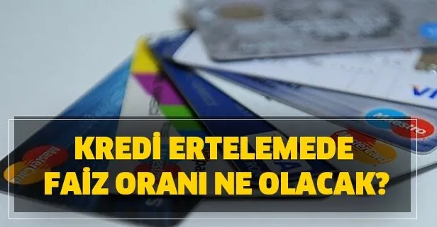 Kredi Kredi Karti Ve Kredi Mevduat Hesabi Erteleme Faiz Orani Takvim