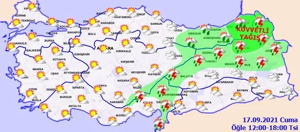 HAVA DURUMU | Meteorolojiden 5 il için kuvvetli yağış ve sel uyarısı!-4