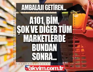 Büyük marketlerde yeni dönem ambalajı getir parayı al! BİM, ŞOK, A101, Migros! Duyan elindekilerle kasaya koşuyor! Bundan sonra...