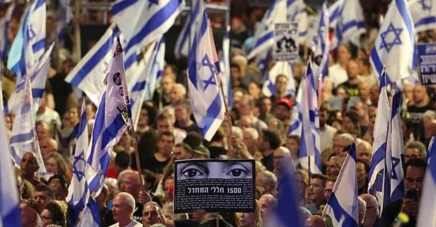 İsrail’de ortalık karıştı | Tel Aviv sokaklara döküldü! Katil Netanyahu’ya tepki yağdı