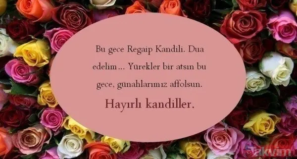 Kısa, öz, resimli ve ayetli en yeni kandil mesajı! Regaip Kandili mesajları! Cep telefonu kısa mesaj SMS ve Whatsapp kandil mesajları! - 8