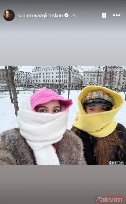 Su Burcu Yazgı Coşkun'dan Danimarka pozları: Kar altındaki kış stilini sergiledi - 2