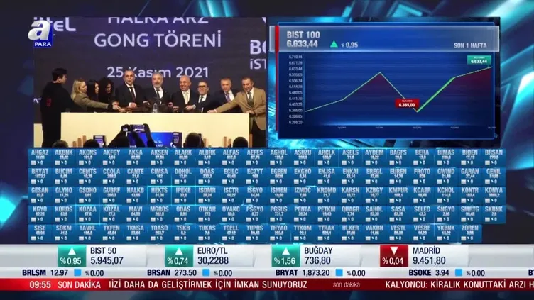 Borsa güne yükselişle başladı