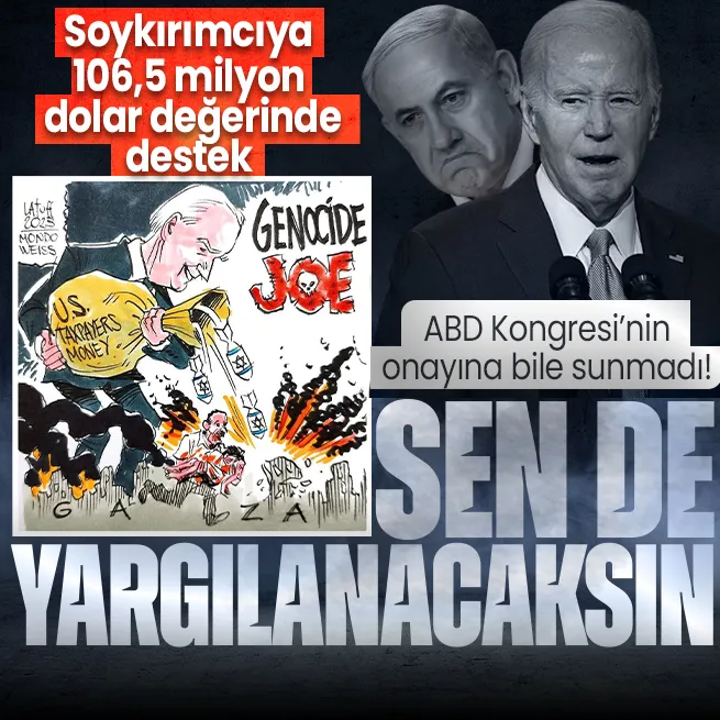 ABDden soykrımcı İsraile tank mermisi desteği! Biden ABD Kongresi’nin onayına sunmadan acil durum yetkisini kullandı