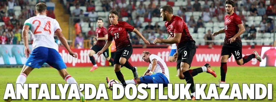 Antalya’da dostluk kazandı