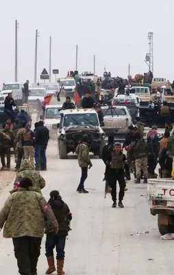 El Bab ilçe merkezine girildi