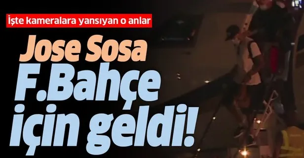 Son dakika: Jose Sosa Fenerbahçe için İstanbul’a geldi